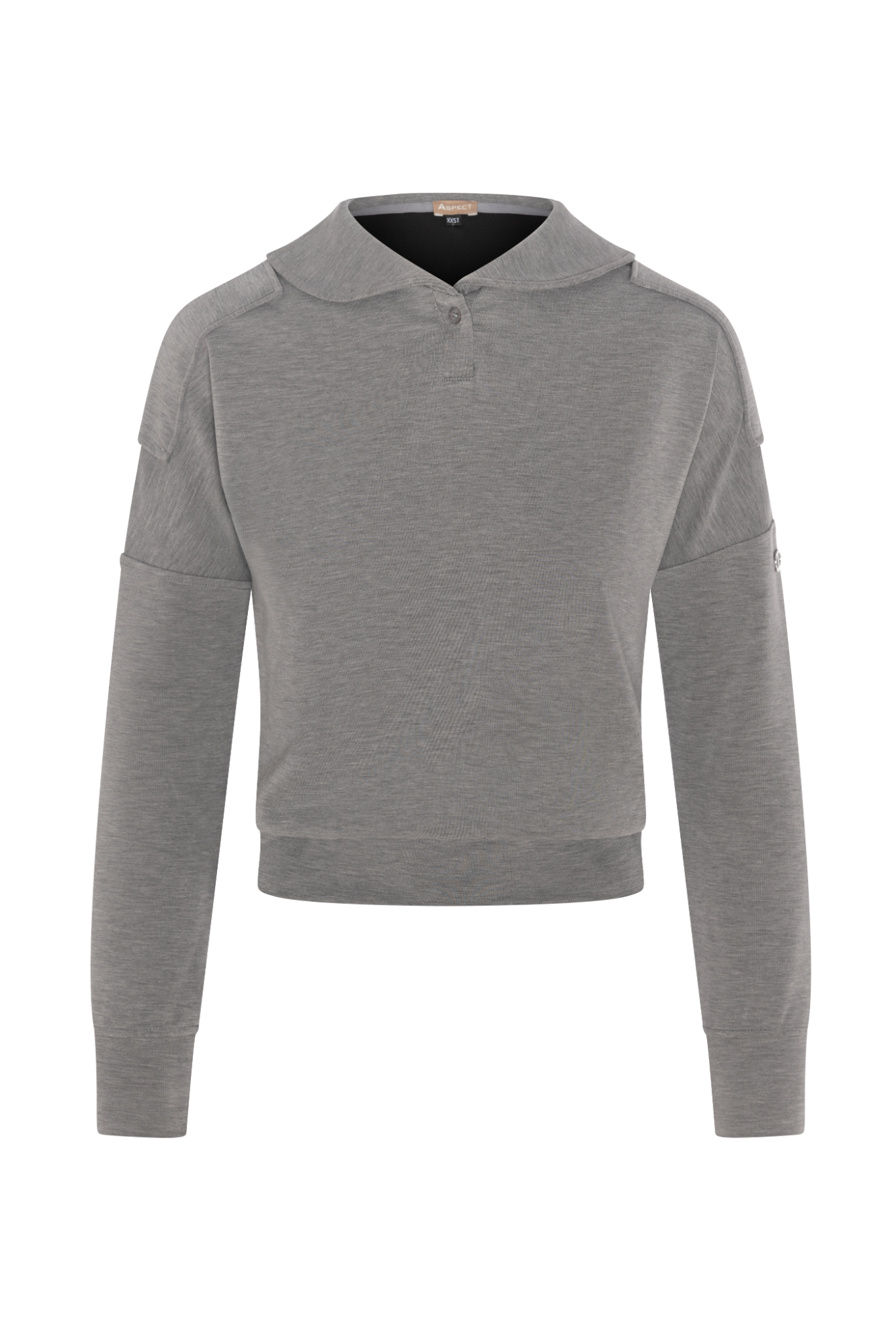 Sailor Collar Sweater Grey Mix