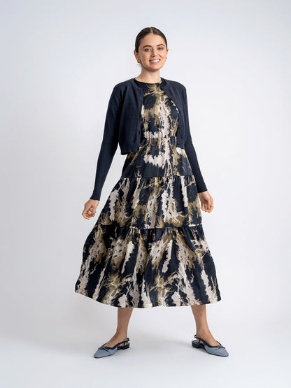 Tiered Midi Jumper Set