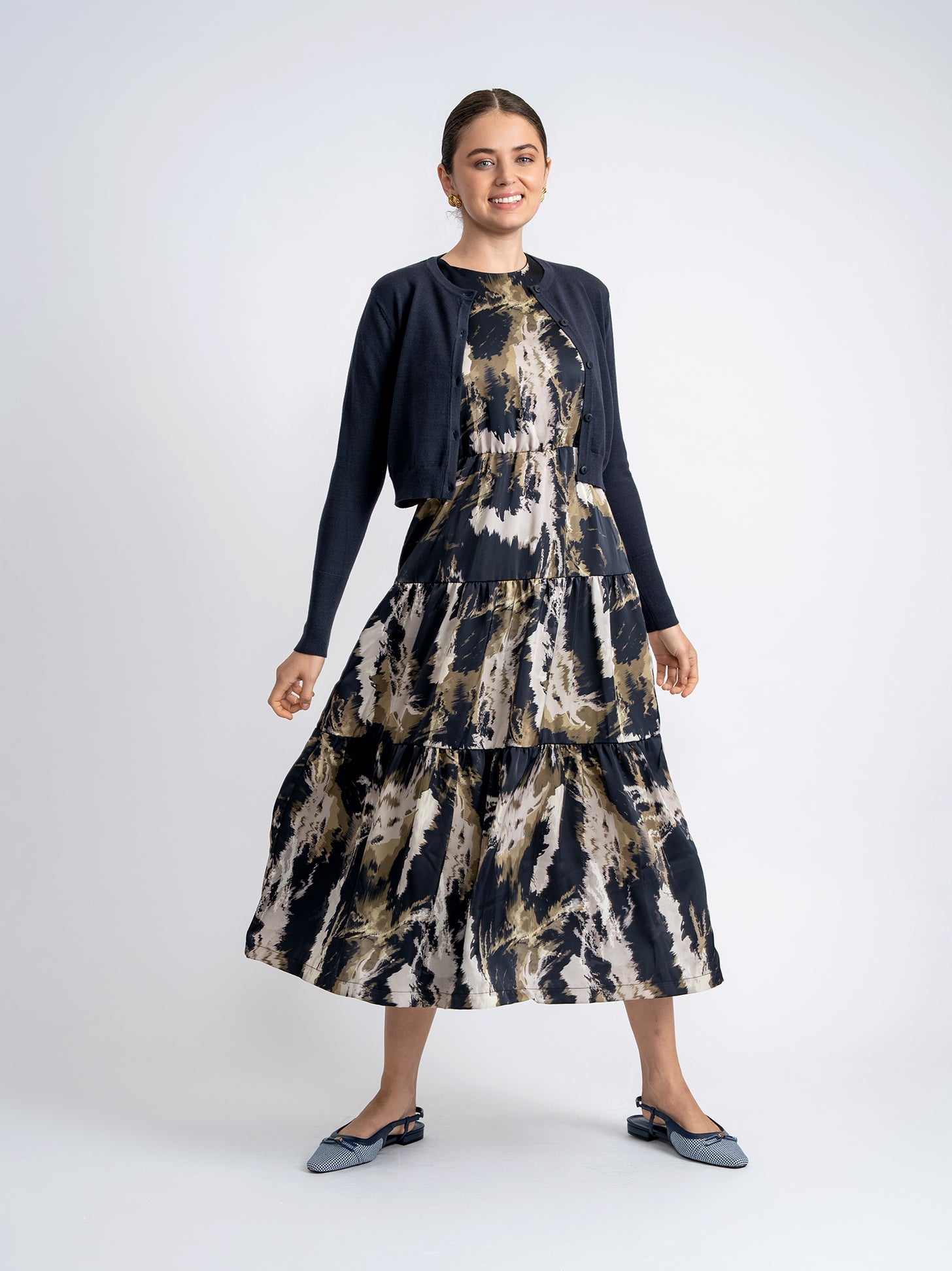 Tiered Midi Jumper Set