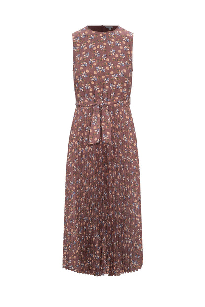 Printed Woven Jumper Mauve