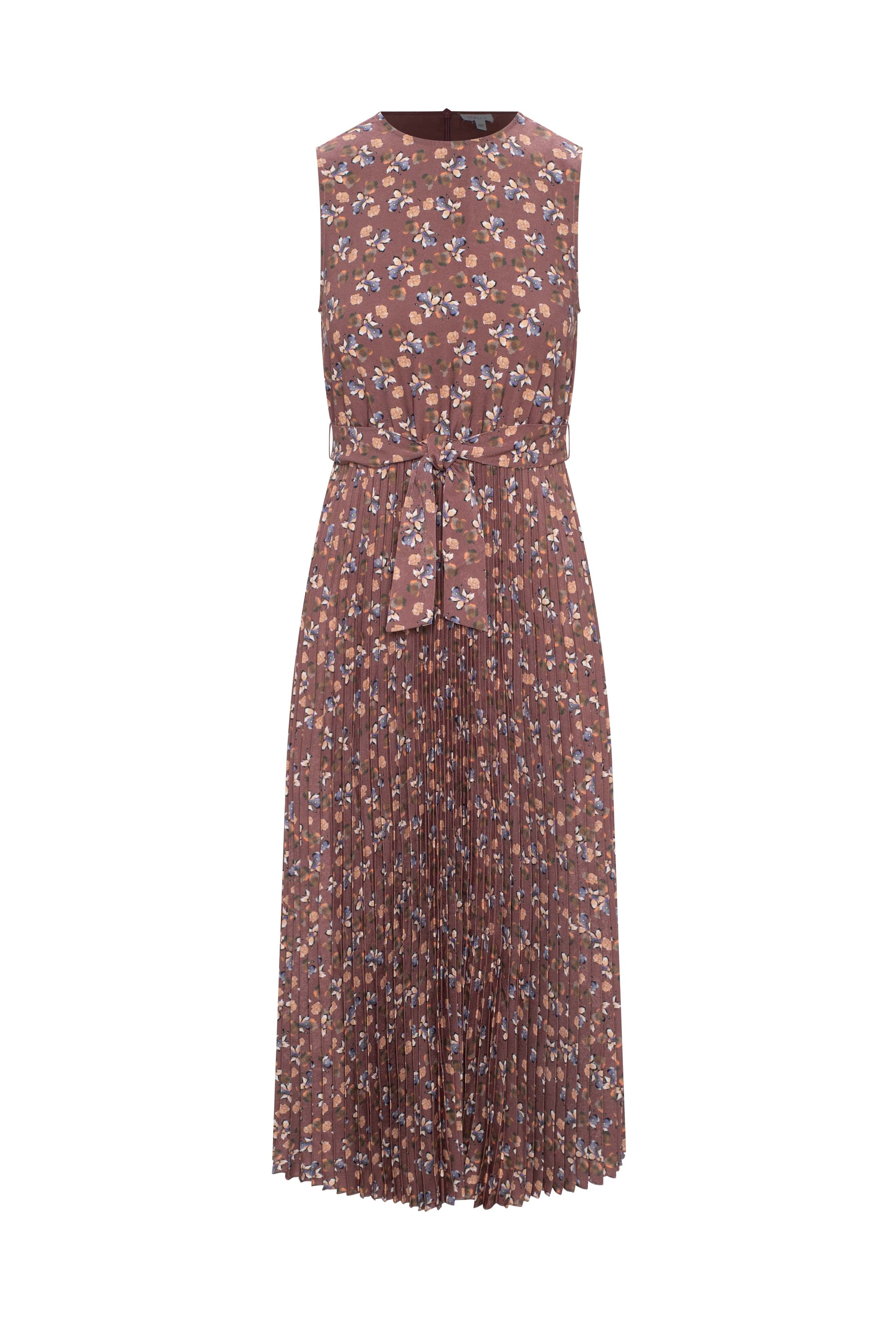 Printed Woven Jumper Mauve