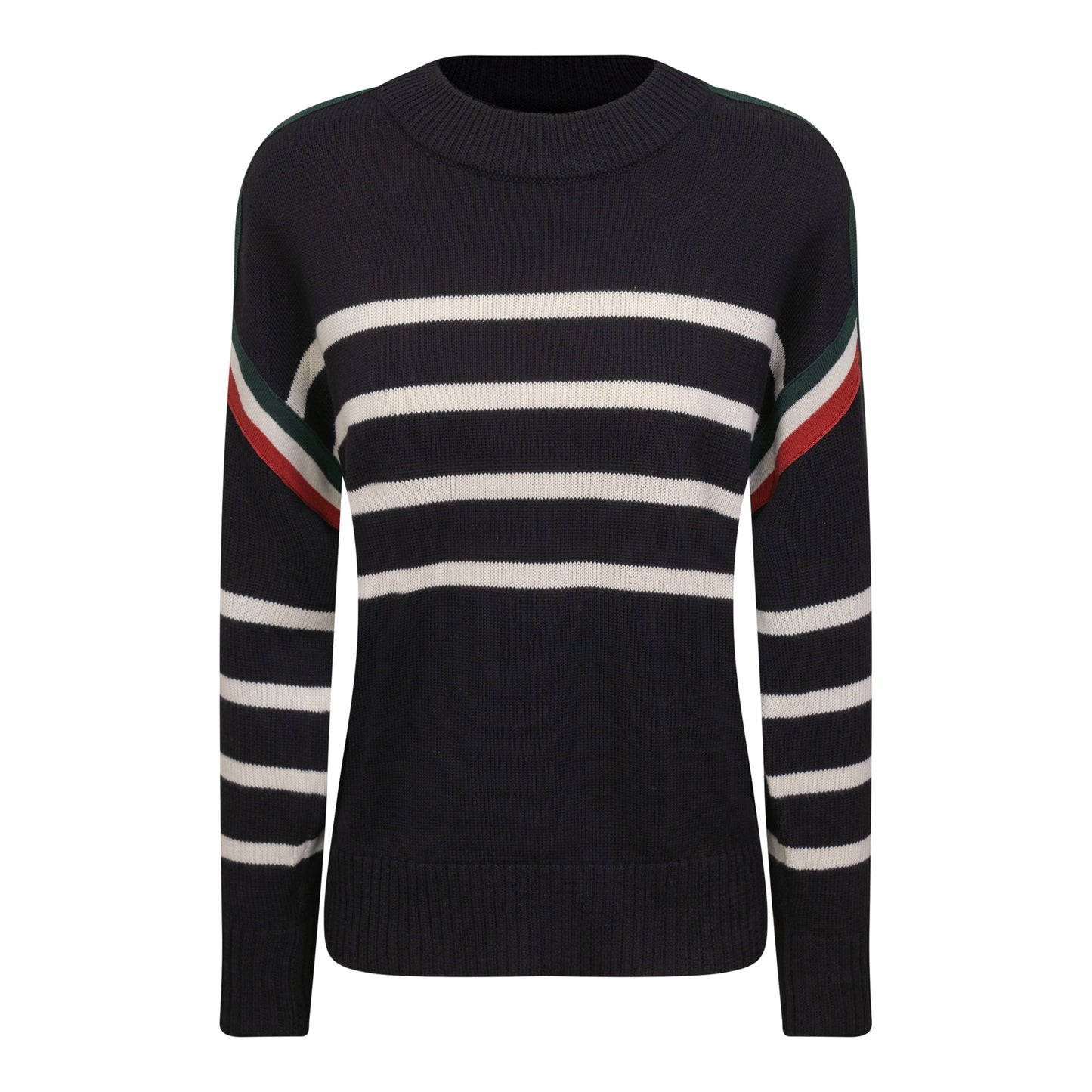 Maternity Drop Shoulder Sweater Black Cream