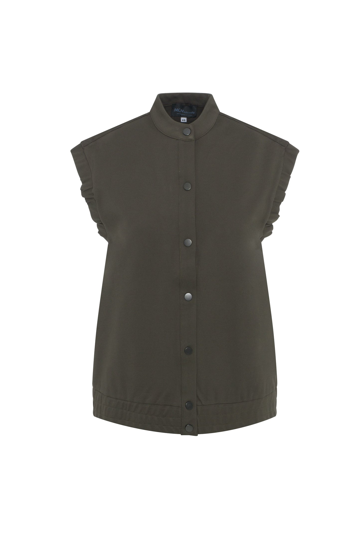 Maternity Ponte Top Dark Olive