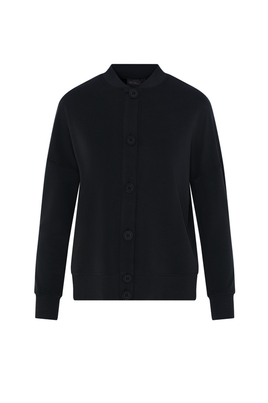 Maternity Cropped Sweat Shirt Cardigan