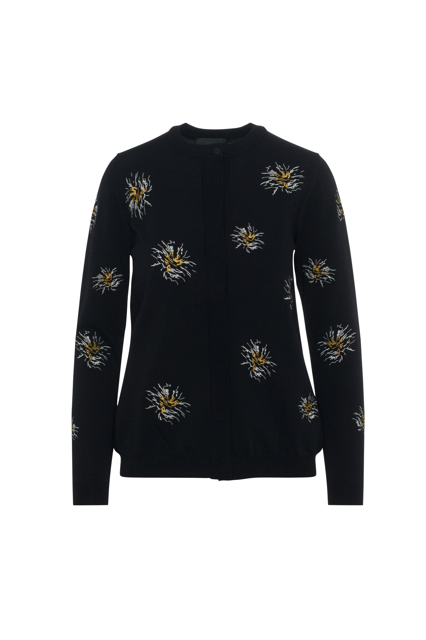 Maternity Embroidered Cropped Cardigan