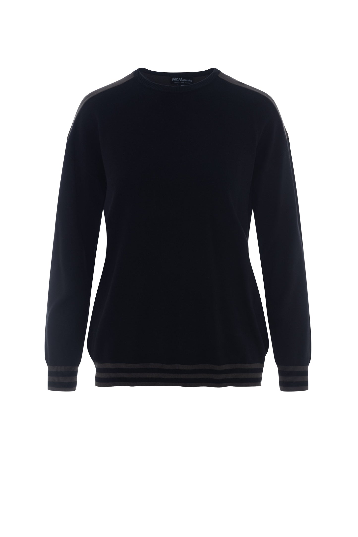 Maternity Color Blocked Dolman Sweater