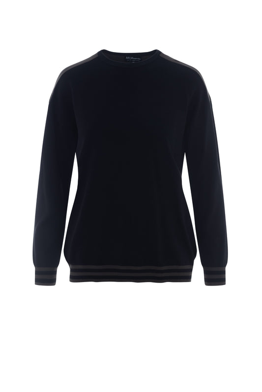 Maternity Color Blocked Dolman Sweater