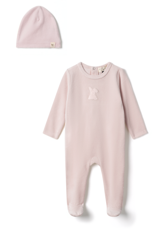 Bunny Applique Onesie Primrose