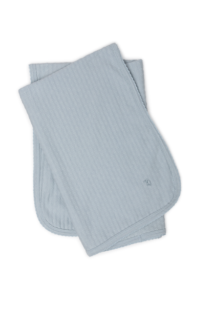 Embossed Diamond Blanket Blue One Size