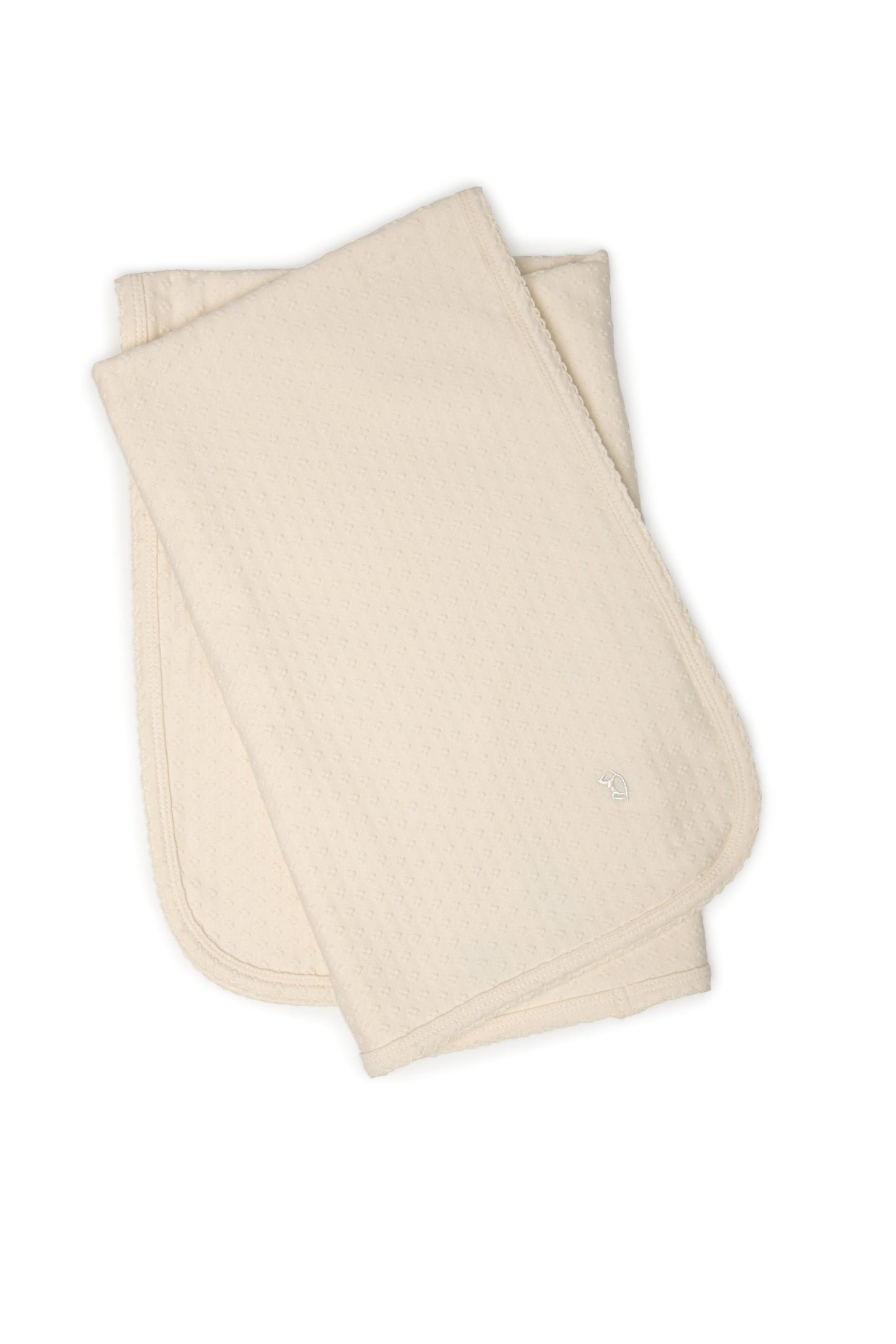 Embossed Diamond Blanket Off White One Size