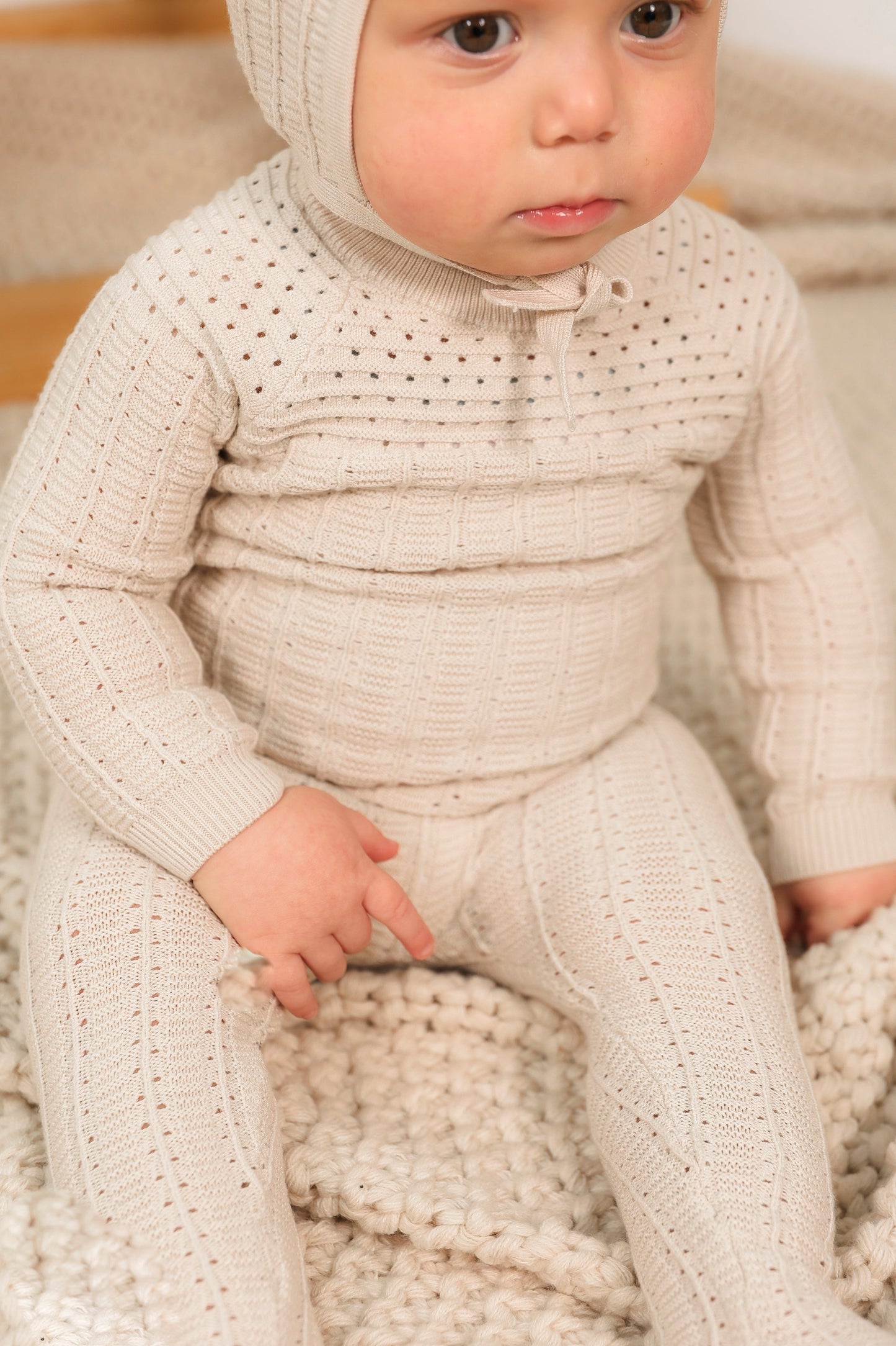 Pointelle Knit Onesie