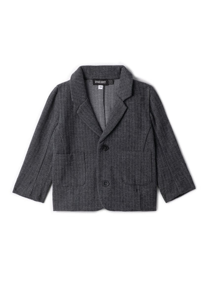 Herringbone Stretch Blazer