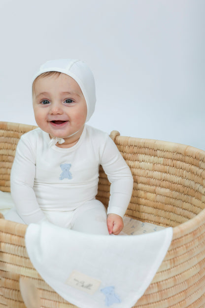 Bear Embroidered Onesie