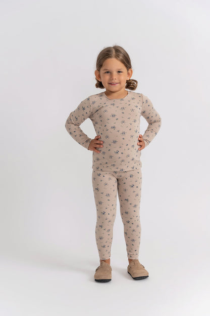 Floral Print Leggings Set