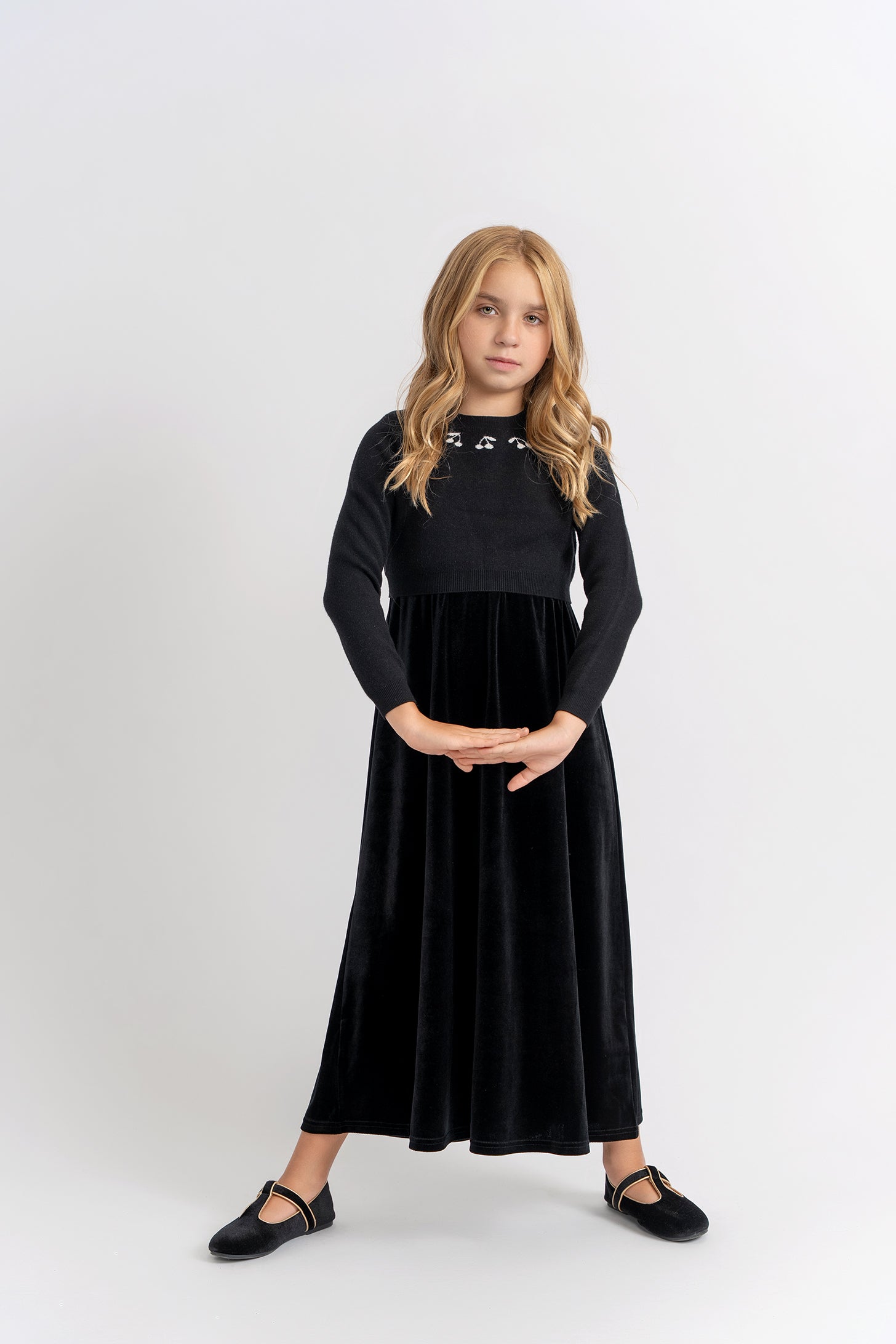 Cherry Slinky velour Robe