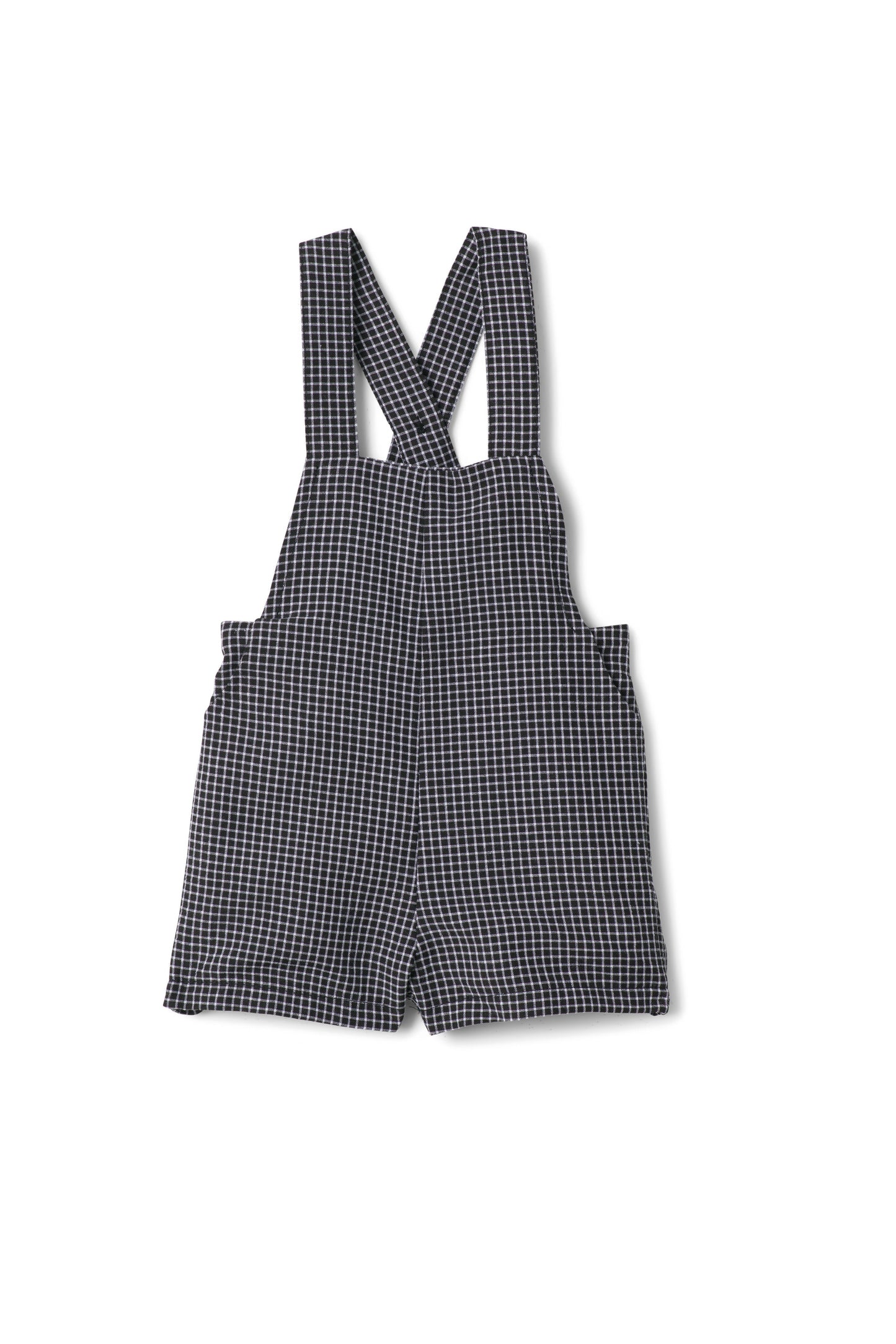 Checkered Overall Black