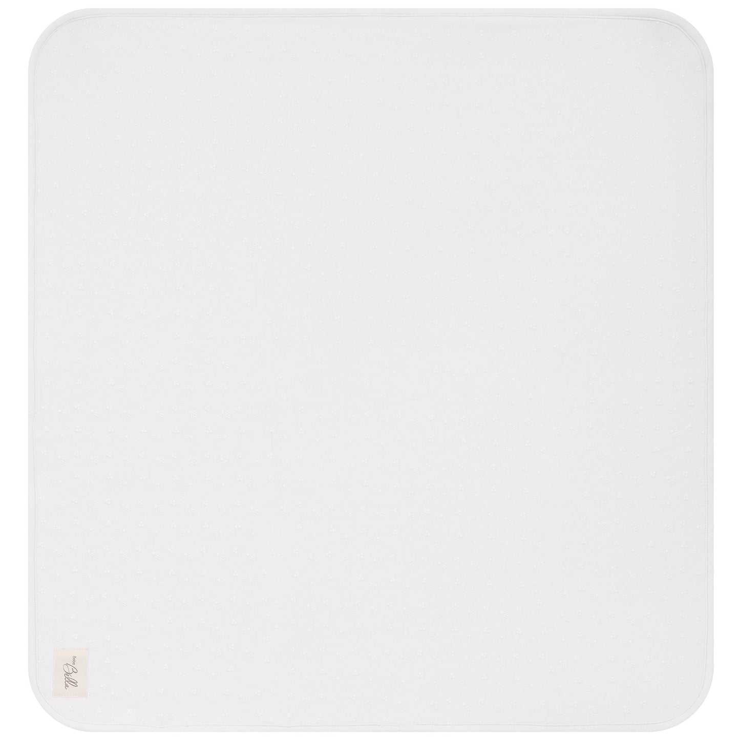 Puff Print Blanket White One Size