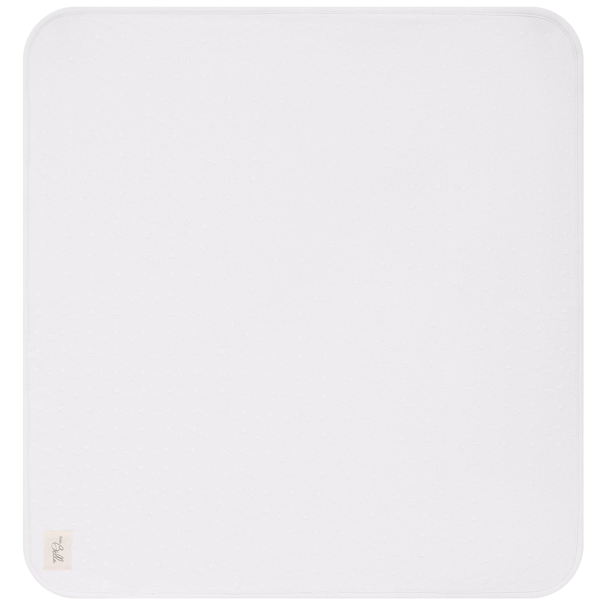 Puff Print Blanket White One Size