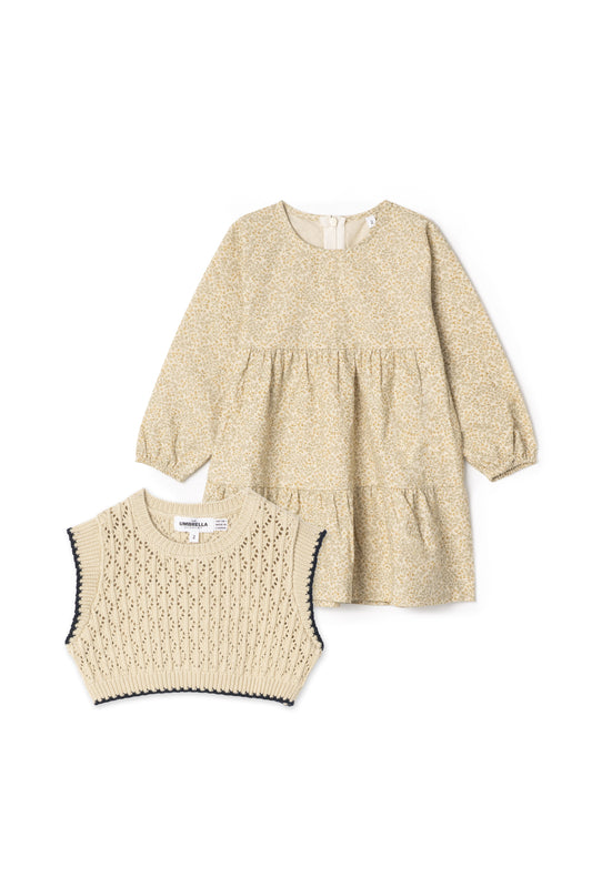 Woven Dress Vest Set