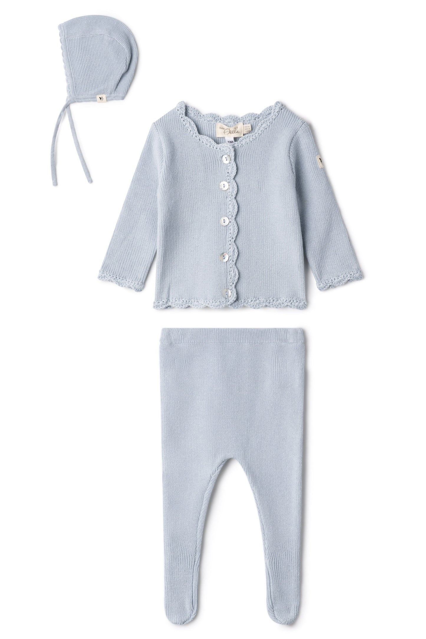 Crochet Trim Set Blue