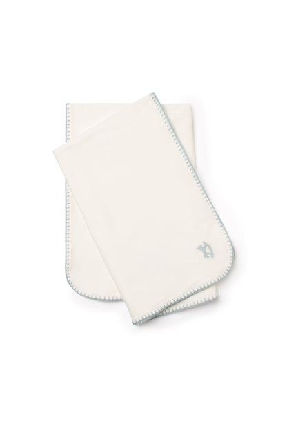 Embroidered Blanket Cream One Size