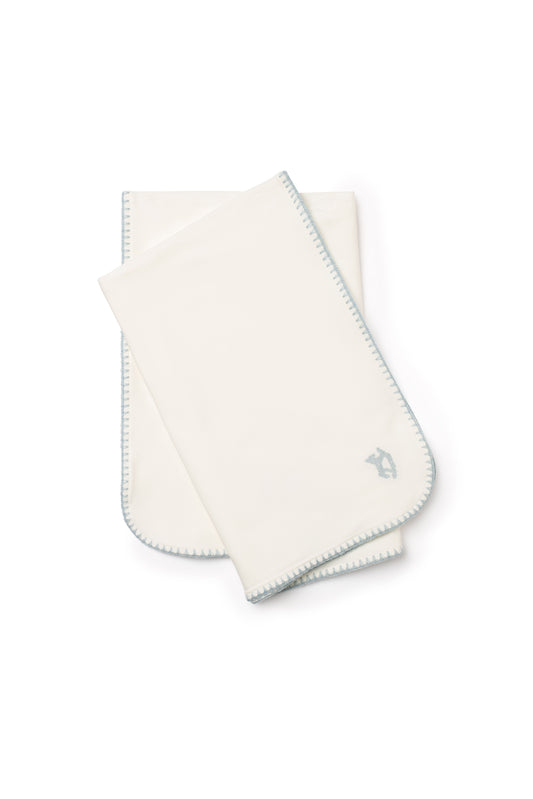 Embroidered Blanket Cream One Size