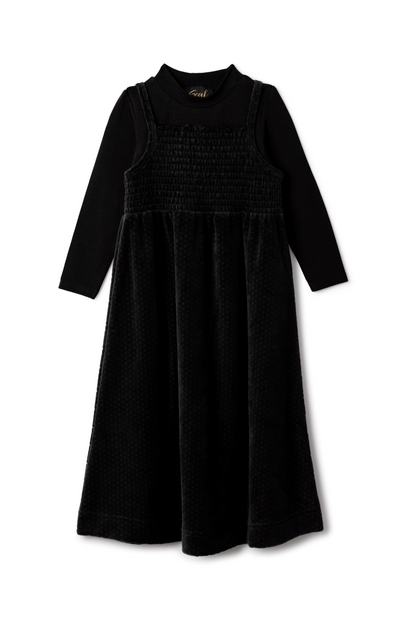 Dotted Velour Robe Twilight Mauve