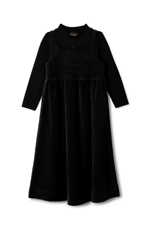 Dotted Velour Robe Twilight Mauve