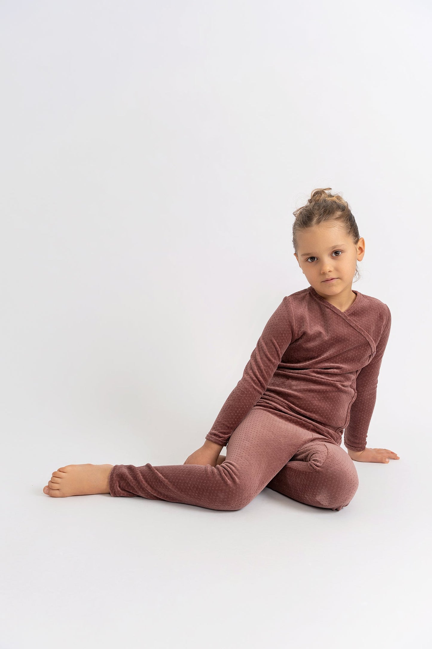 Dotted Velour 2Pc Set