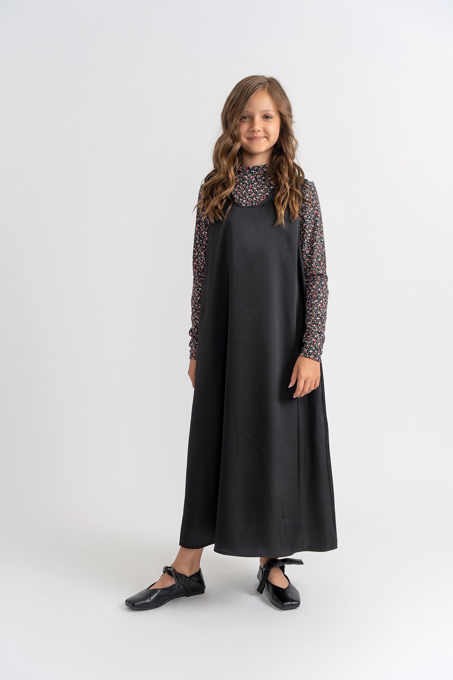 Floral Print Shirt Jumper Set