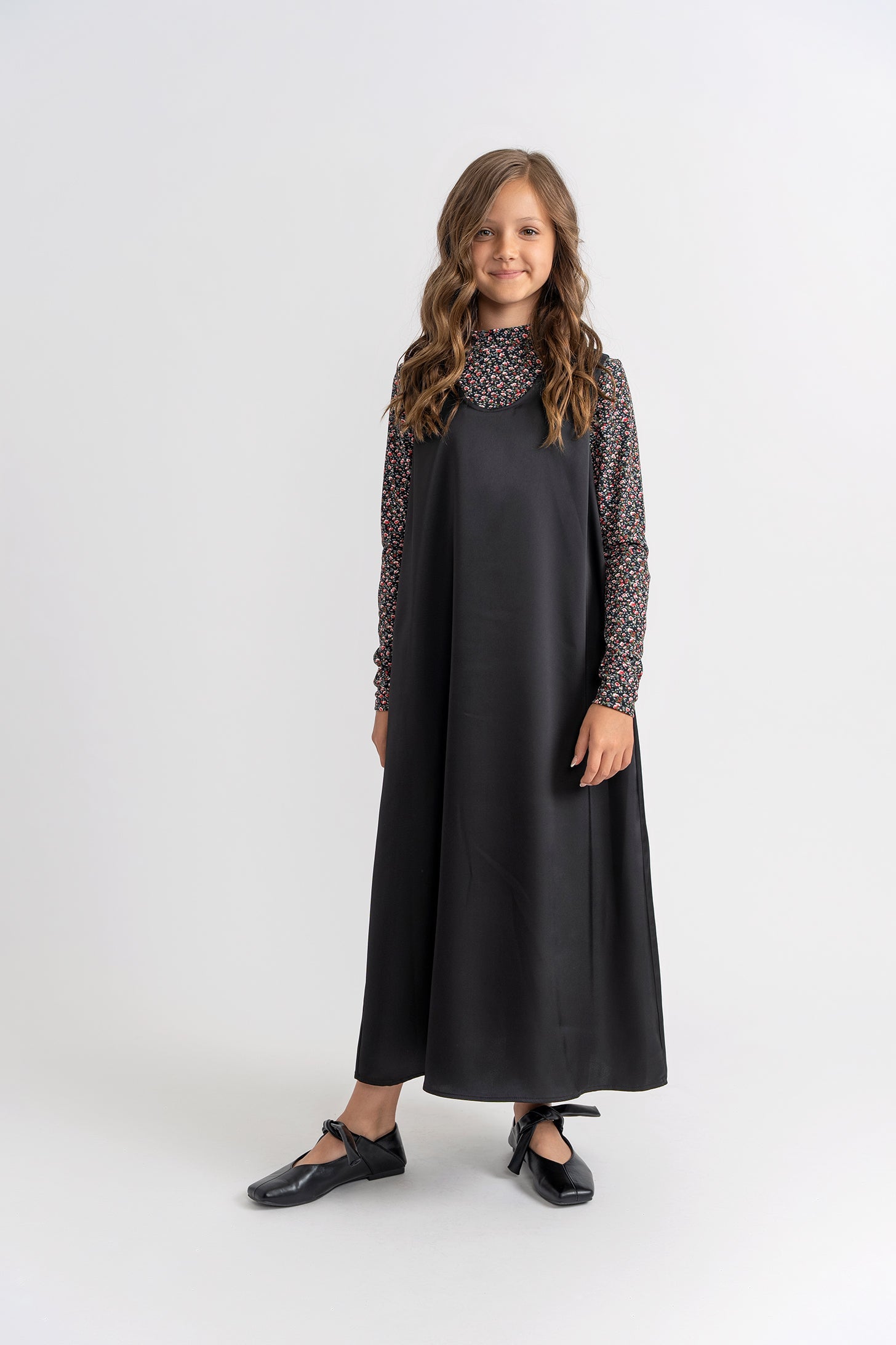 Floral Print Shirt Jumper Set