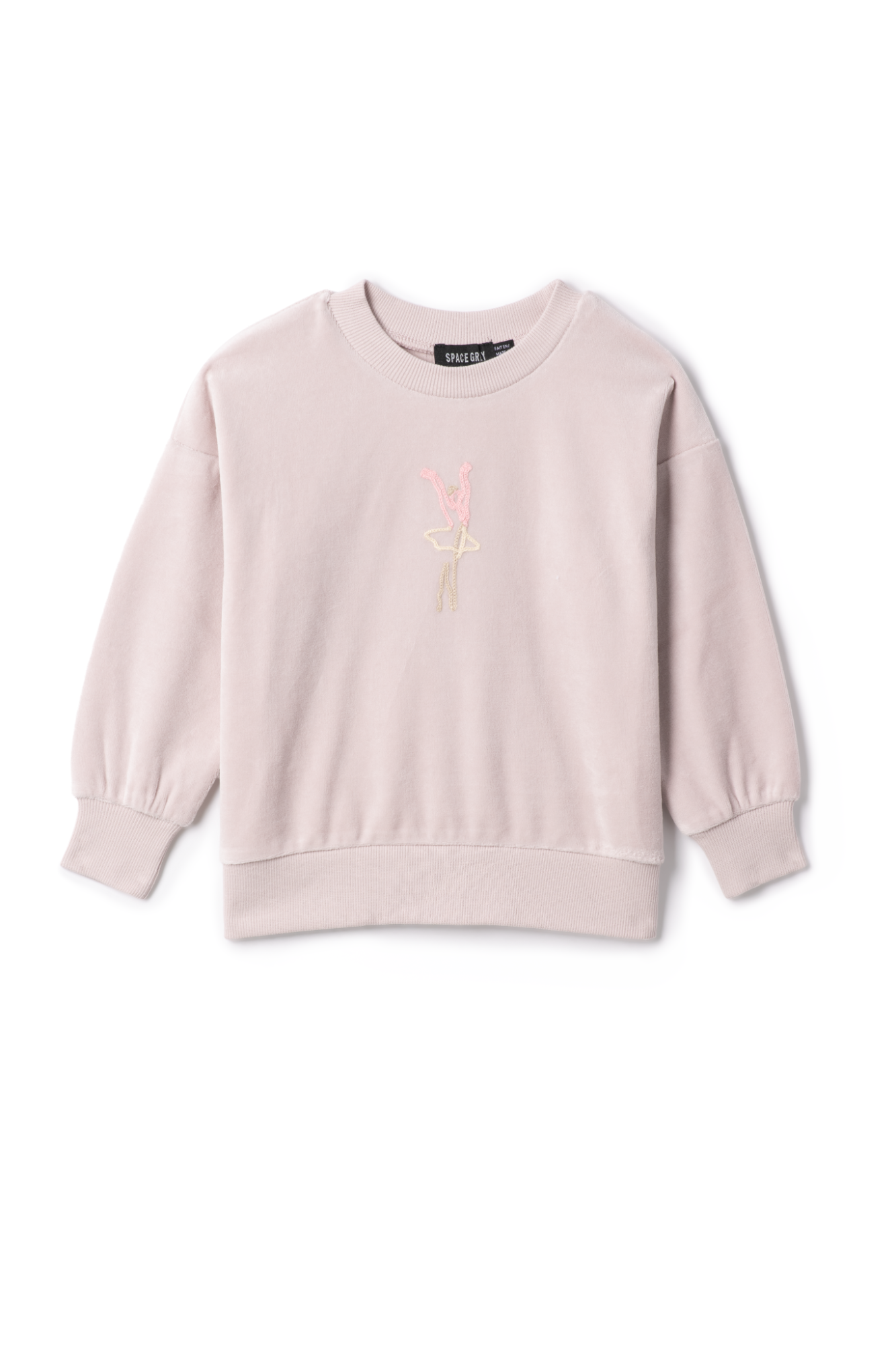 Ballerina Embroidered Sweatshirt Primrose