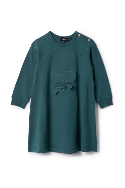 Corduroy Pocket Dress Transformative Teal
