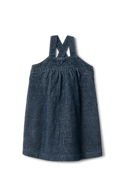 Rib Denim Jumper Dark Denim