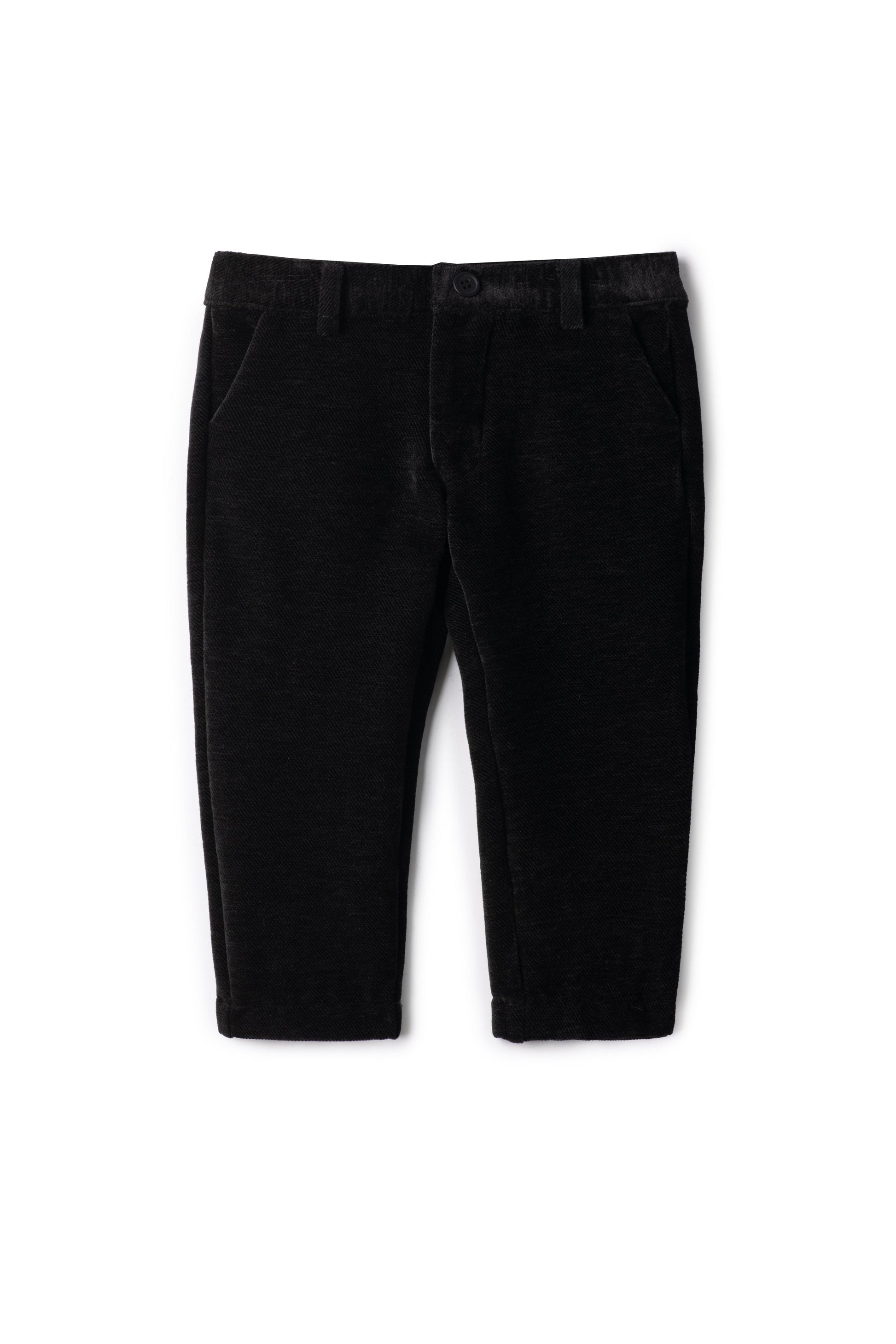 Velvet Dress Pants Black