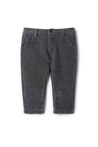 Velvet Dress Pants Charcoal