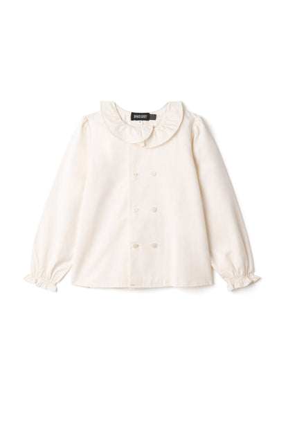 Double Breasted Woven Top