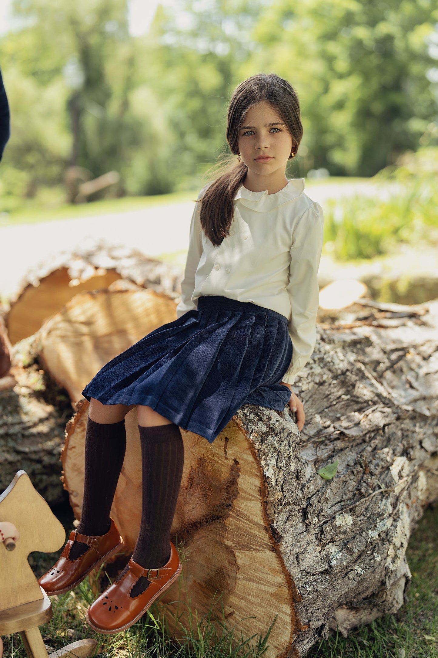 Double Breasted Woven Top