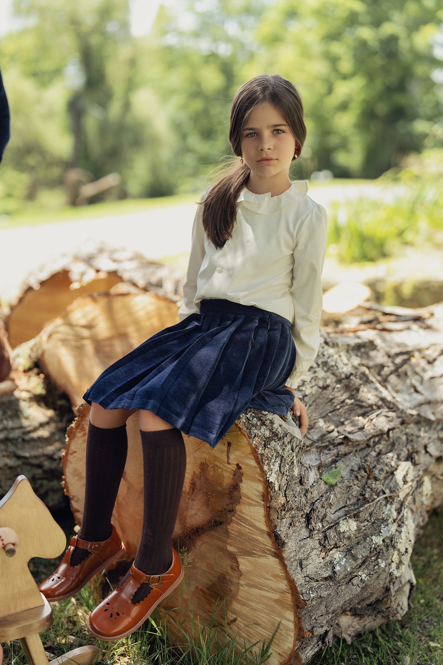 Double Breasted Woven Top