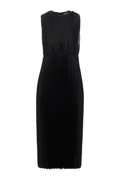 Pleated Jumper Black