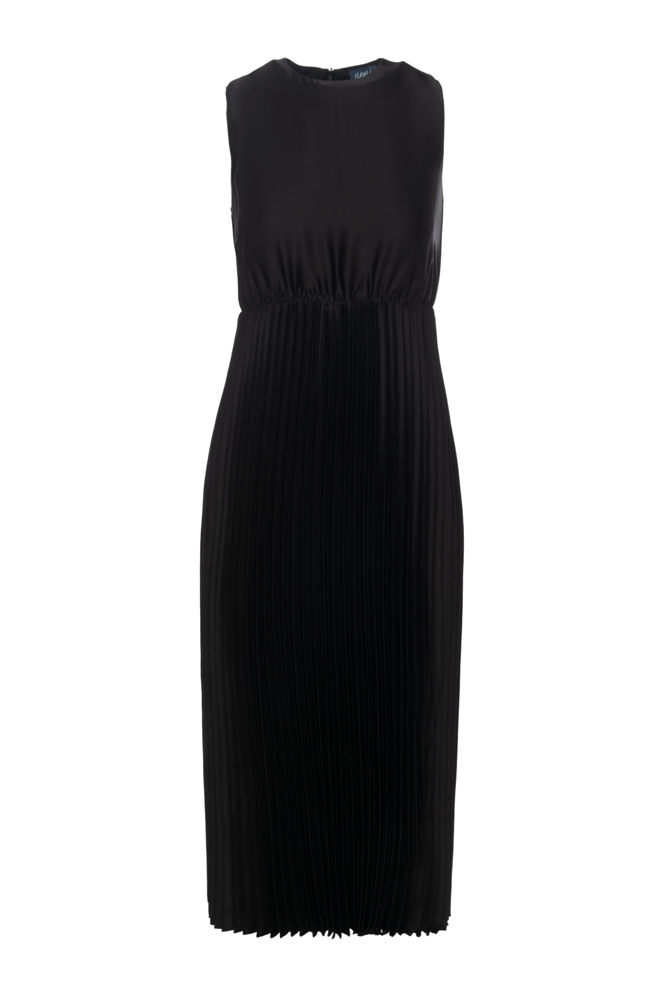 Pleated Jumper Black