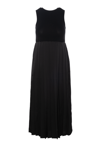 Pleated Jumper Black