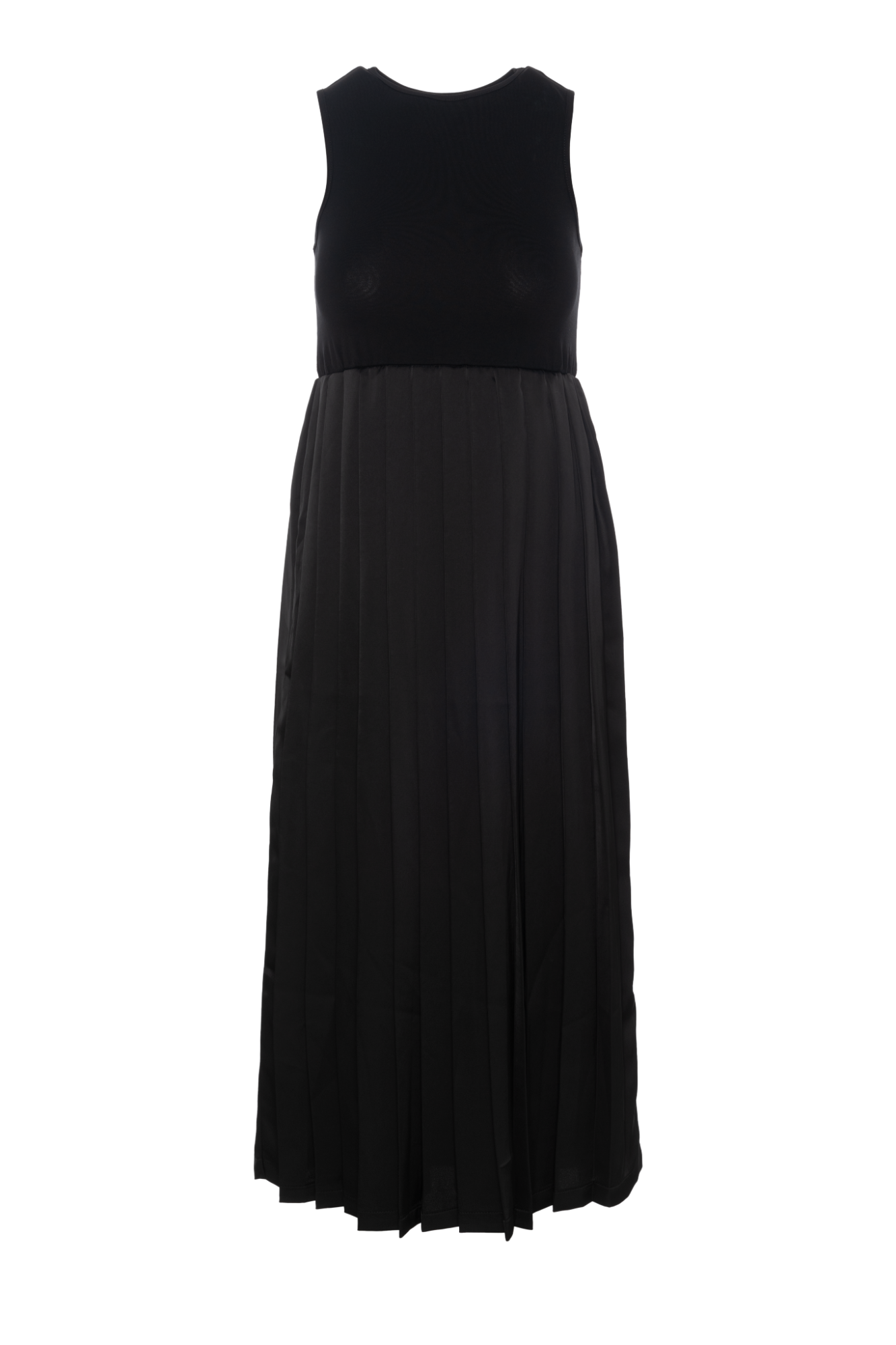 Pleated Jumper Black