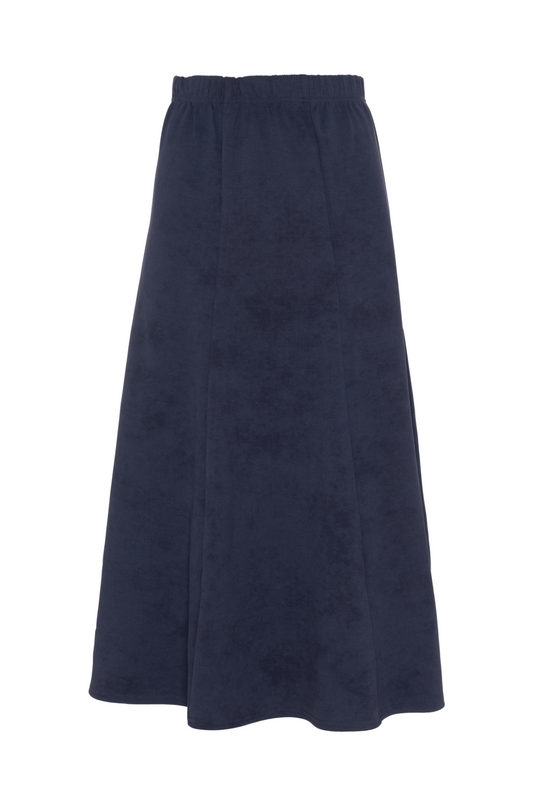 Paneled Skirt Navy