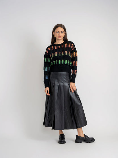 Multicolor Knit Sweater