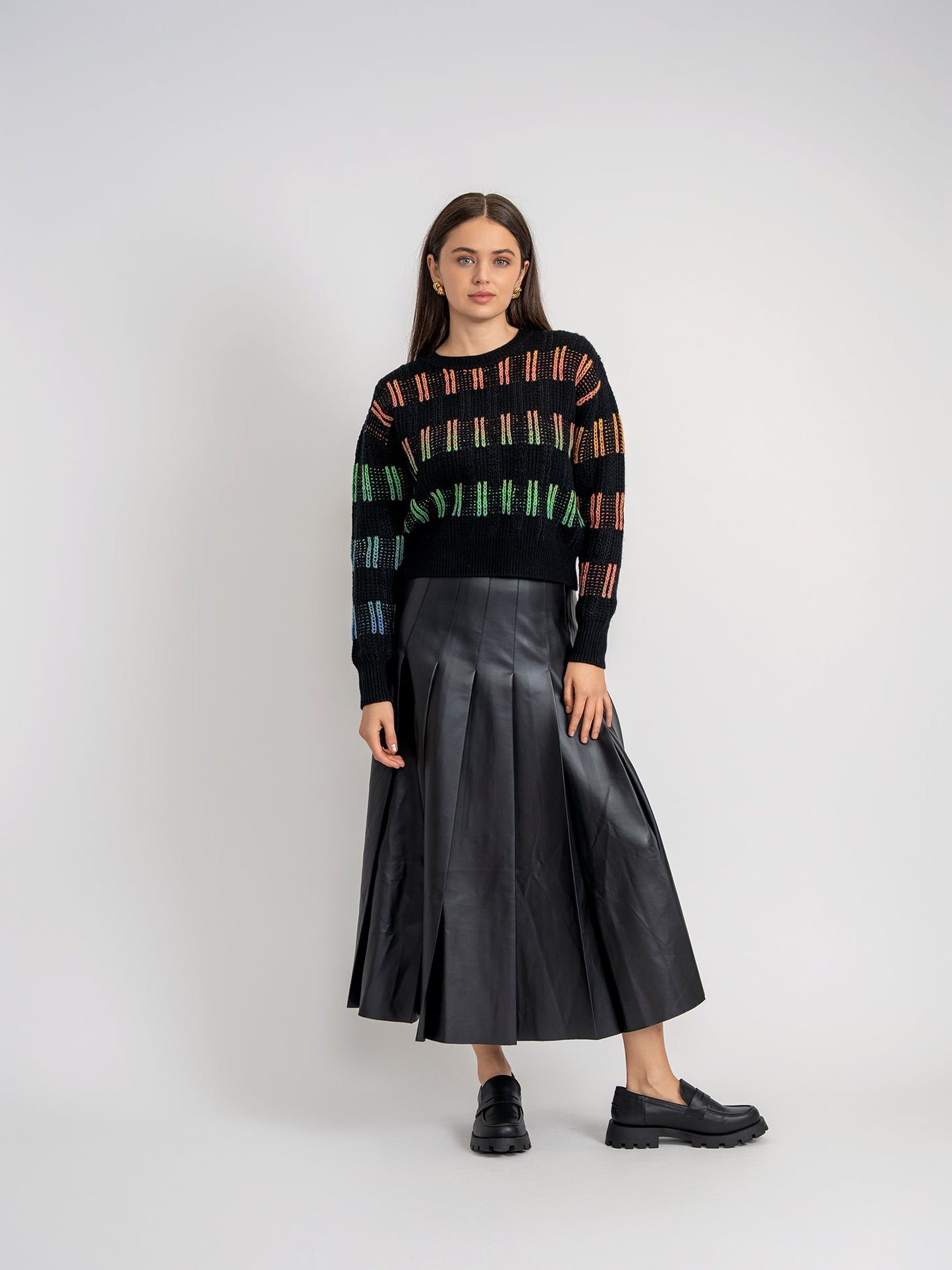 Multicolor Knit Sweater