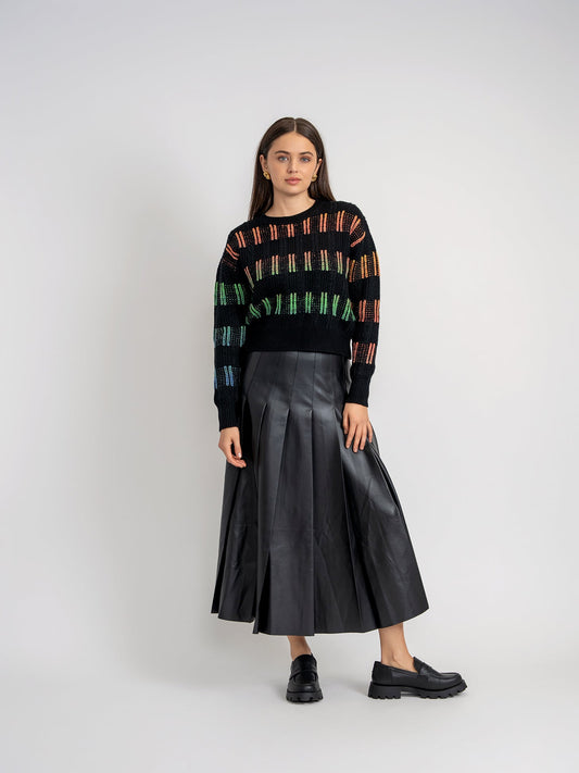 Multicolor Knit Sweater