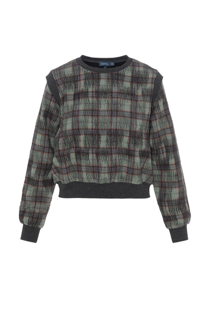 Crinkled Sweater Sage