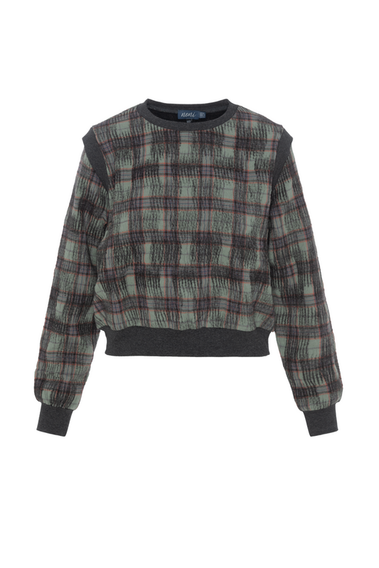 Crinkled Sweater Sage