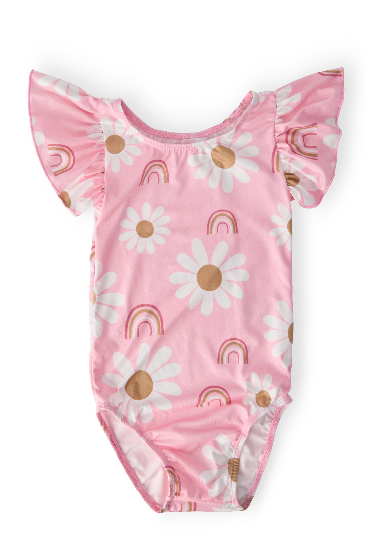 You are My Sunshine S/S Flutter Sleeve Leotard